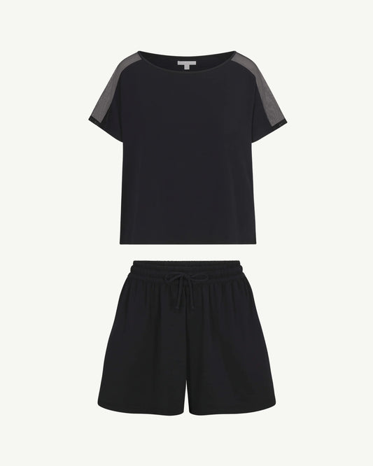 BlissWear Short Sleeve Top + Short Bundle