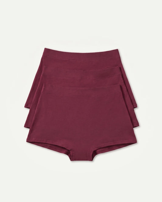 BlissWear High Rise Boyshort 3-Pack